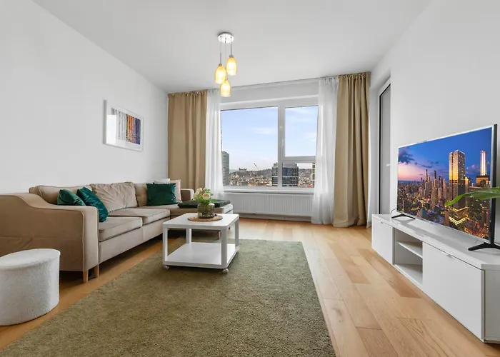 Stylish 19th-floor Klingerka With Stunning Castle Views & Free Parking 아파트 브라티슬라바